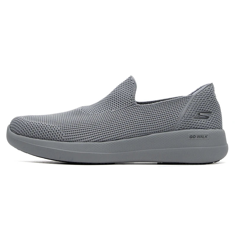 Skechers Herren-Walkingschuhe Atmungsaktive Freizeitschuhe Outdoor Bequeme Reiseschuhe 216141-Char