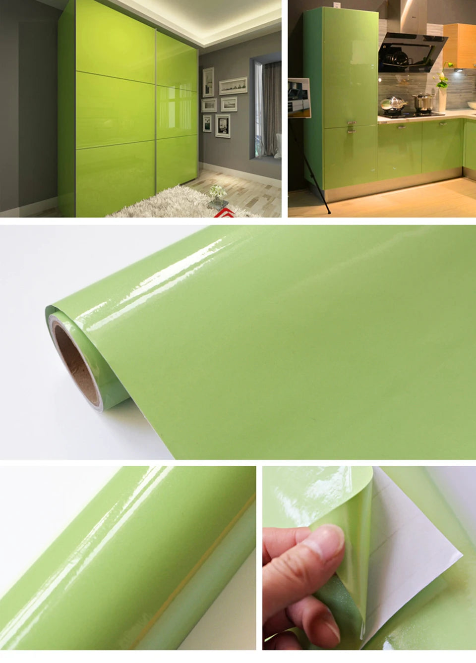 Autocollants de marbre en PVC, papier peint auto-adhésif, imperméable, résistant à la chaleur, pour comptoirs de cuisine, tables, meubles et armoires.