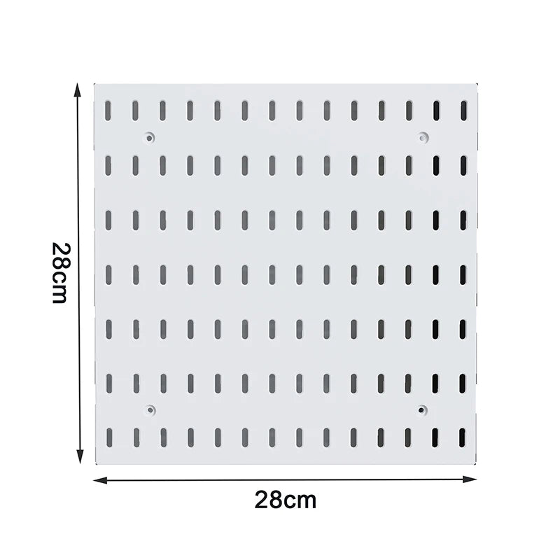 Wall Shelf Pegboard Display DIY Pegboard Kit Hole Board For Wall Panels Home Decor Hanging Shelf Decoration