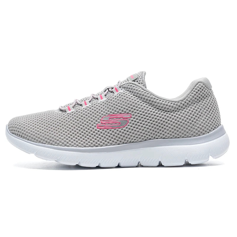Skechers Chaussures décontractées pour femmes, chaussures de marche, chaussures de sport de plein air confortables pour le quotidien, chaussures de jogging 12985-Gyhp
