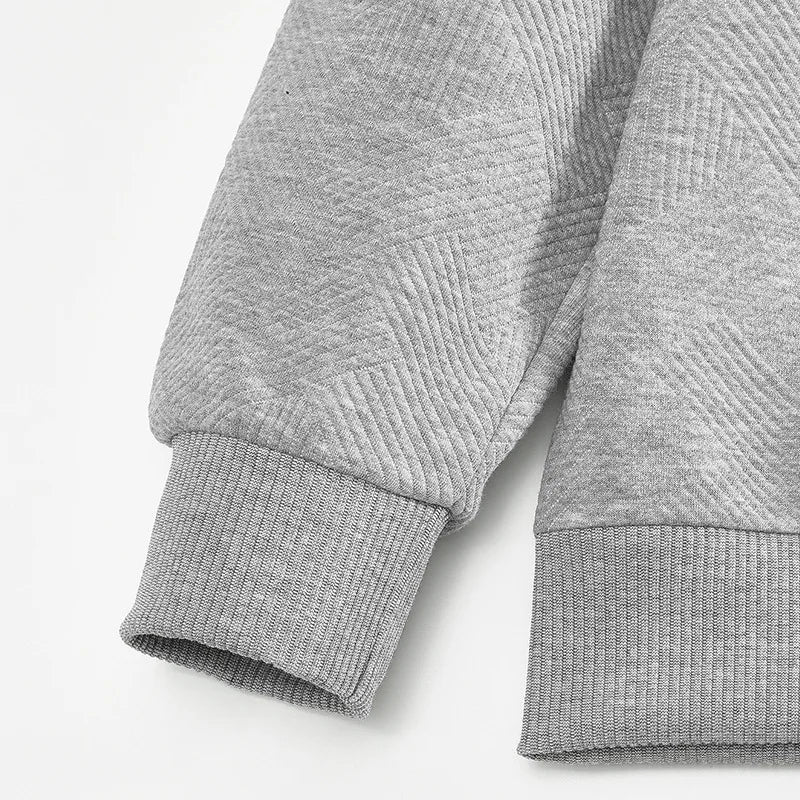 24 grenzüberschreitendes beliebtes Herbst-Langarm-Revers-Reißverschluss-Herren-Freizeit-Poloshirt