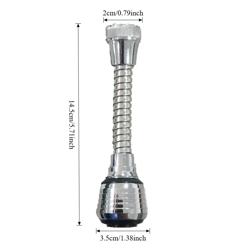 Water Tap Extension Water Faucet Extender Anti-Splash Heads Kitchen Faucets Extender Spare Parts Faucets Extended Aerator Filter