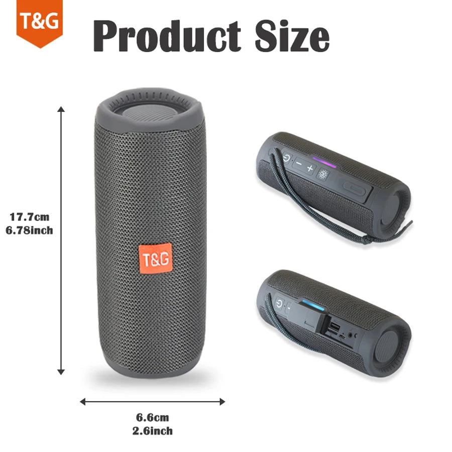 Kabelloser tragbarer Bluetooth Lautsprecher Caixa De Som Blutooth Musik Sound Box Für Radio FM Subwoofer Blootooth Audio Hand Free Baffe