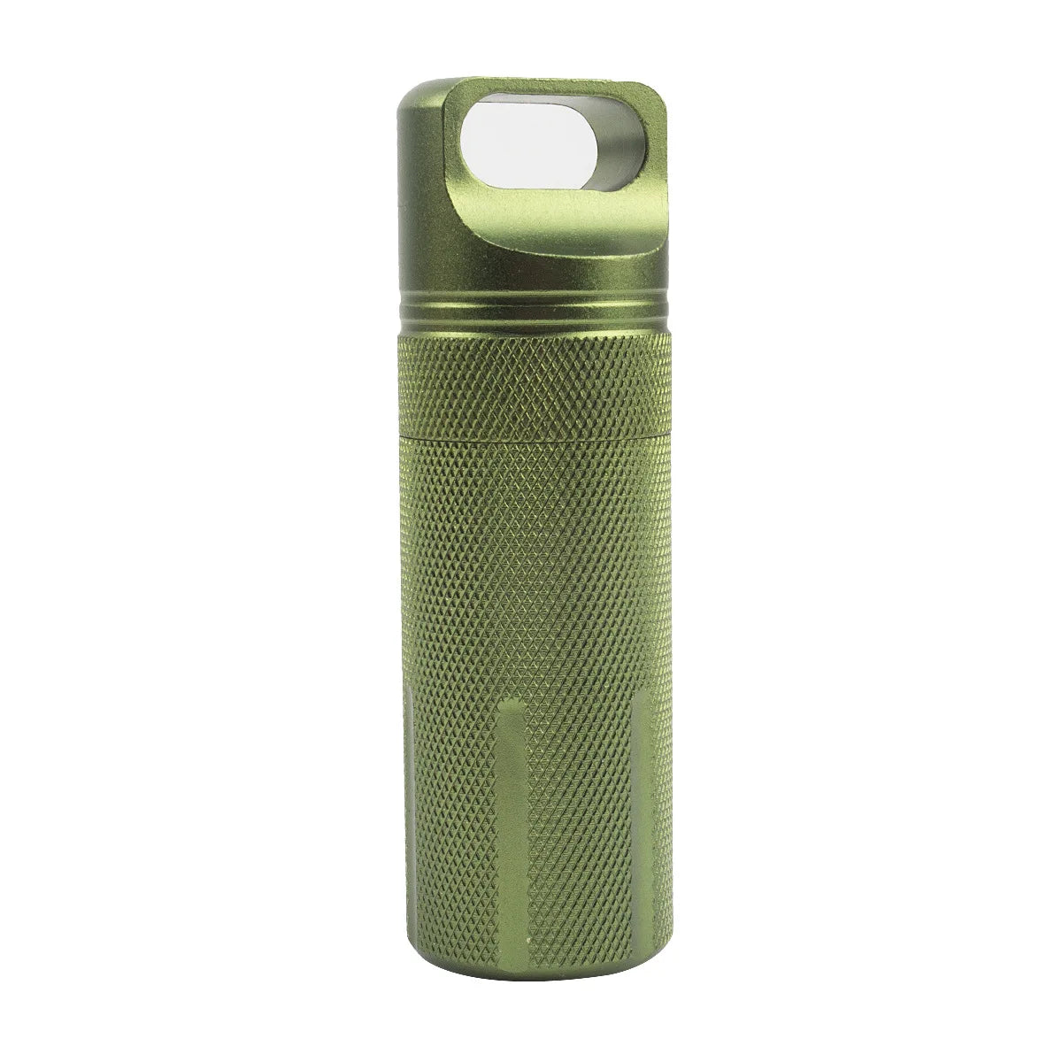 Pilulier Portable en Alliage d'Aluminium Étanche Boîte de Rangement Scellée Contenant de Voyage pour Petites Pilules Étui à Médicaments de Poche