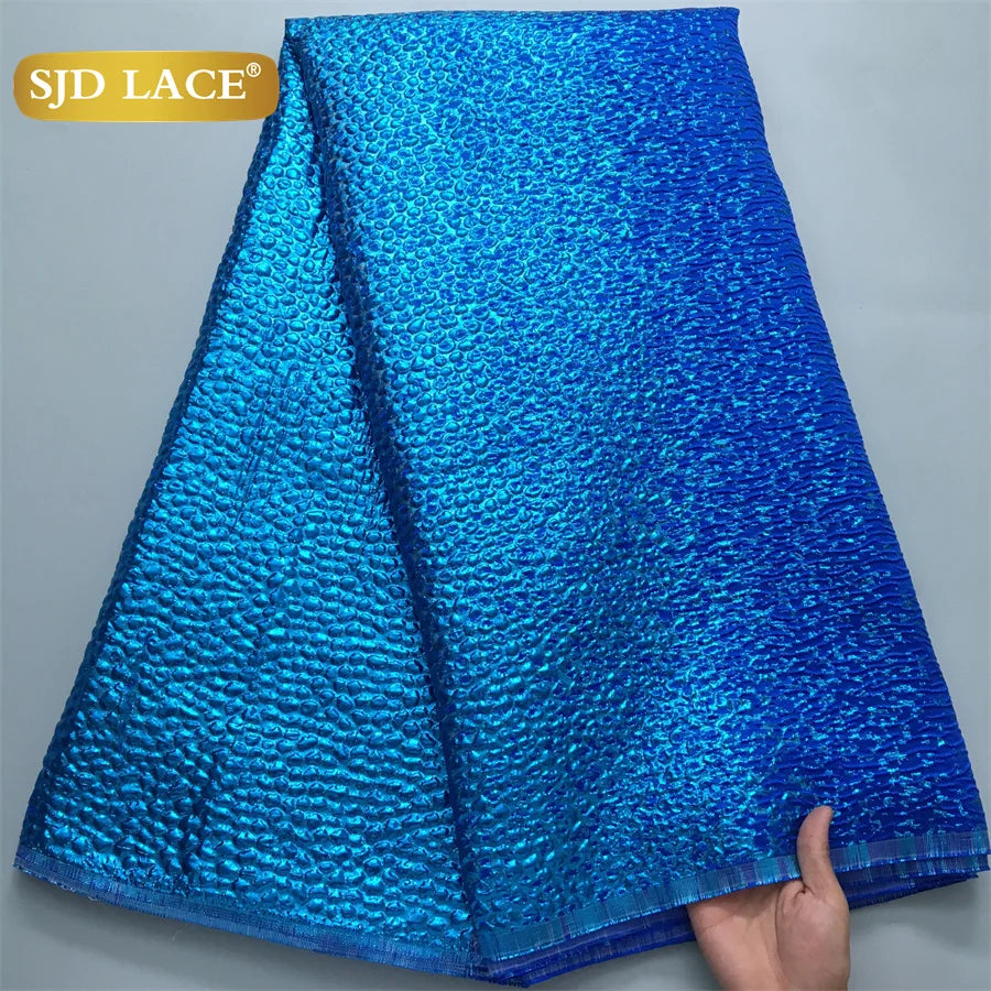 SJD LACE Afrikanische Brokat-Spitzenstoffe Französische Damastspitze 5 Yards 2026 Neueste Nigerianische Jacquard für Nähkleider für Damen Partykleid 4063