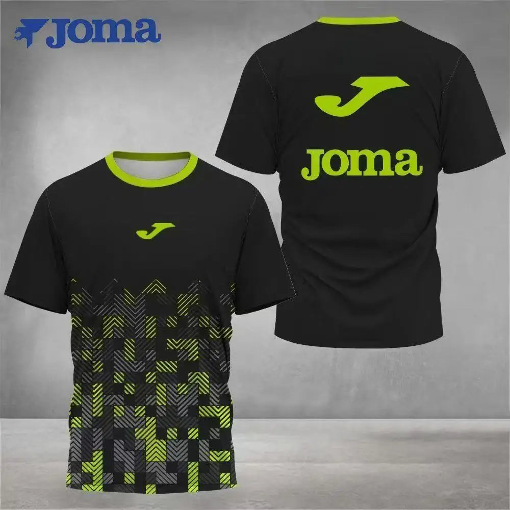 Homer T-shirt de sport extérieur ras du cou imprimé 3D, maillot d'entraînement complet, T-shirt à manches courtes pour hommes et femmes de badminton.