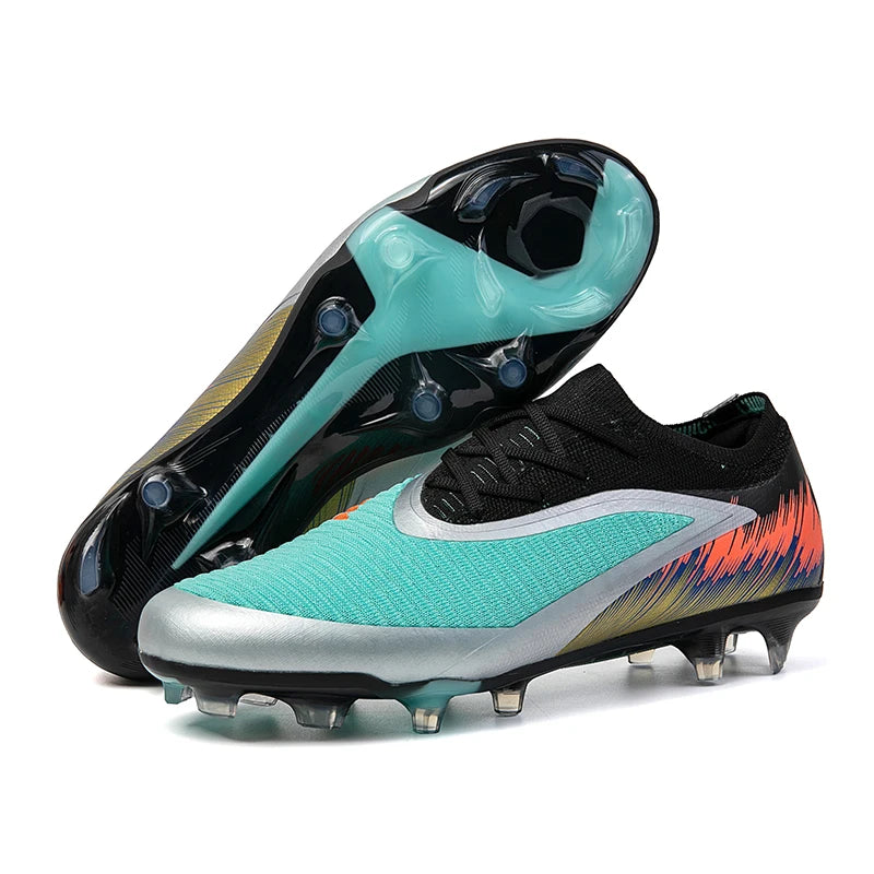 Chaussures de football FG pour hommes, crampons de football de haute qualité pour l'entraînement, chaussures de football Chuteira Campo 35-45