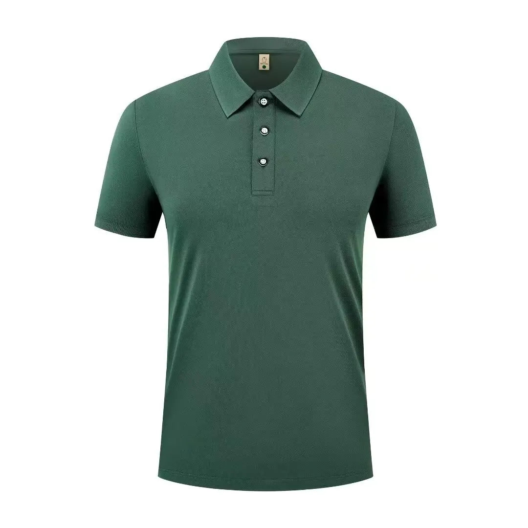 Summer Casual Sports Quick-drying Lapel Short-sleeved POLO Shirt 23 Solid Color Shirt Cycling Suit Fitness Suit For Men S-4XL