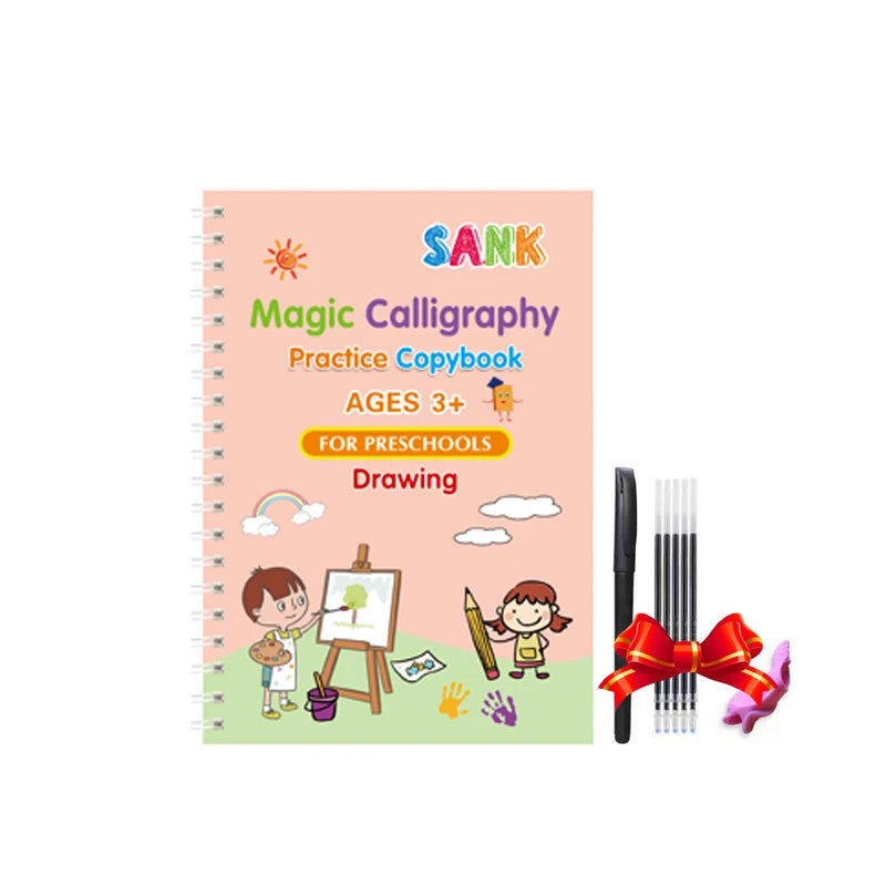 Sank Magic Practice Deutsch Übungsbuch Stift Spanisch Kalligraphie Für Kinder Kostenloses Abwischen Englisch Französisch Wiederverwendbares Schreiblernbuch Kostenloser Versand