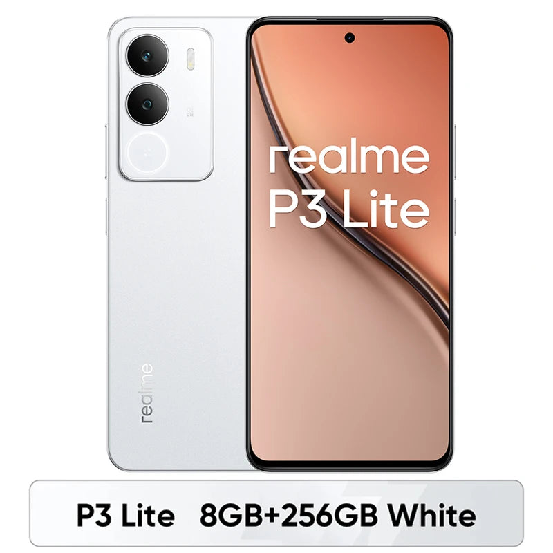 [Neu] realme P3 Lite Smartphone 6300mAh Akku 15W Ladung 6.67" 120Hz Display 50MP AI Kamera Octa-Core Prozessor NFC