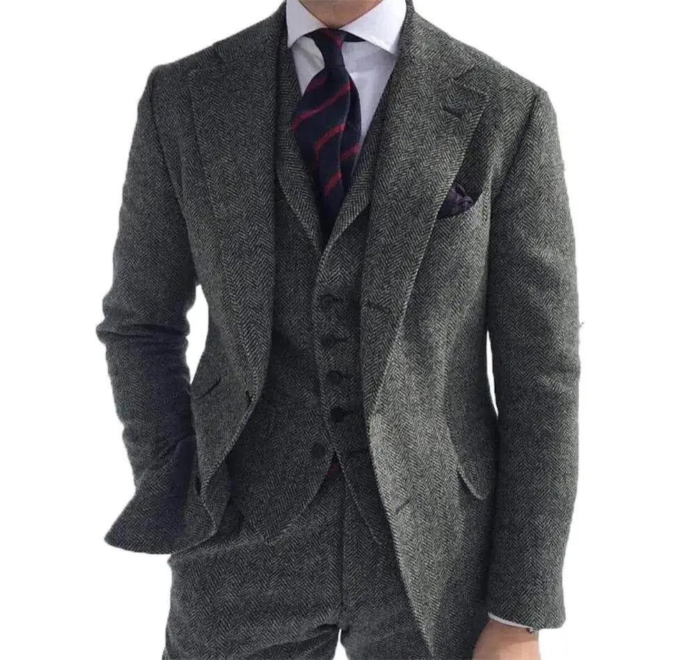 Mens Tweed Suit