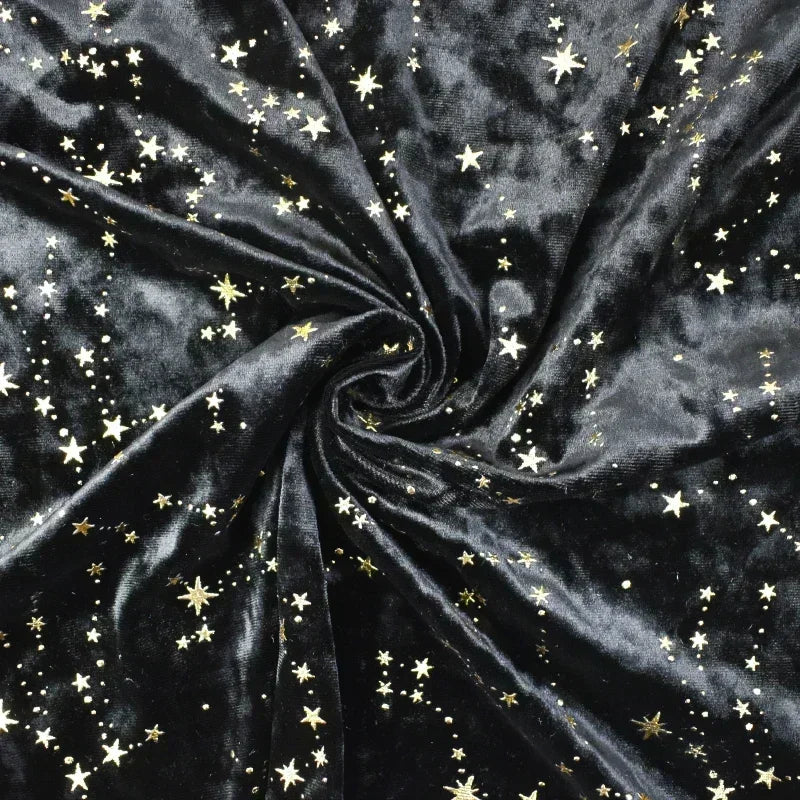 Meetee 45*145cm 90x145cm Polyester-Elasthan-Stoff für Bekleidung Kleiderstoffe DIY Elastischer Samtstoff Nähzubehör