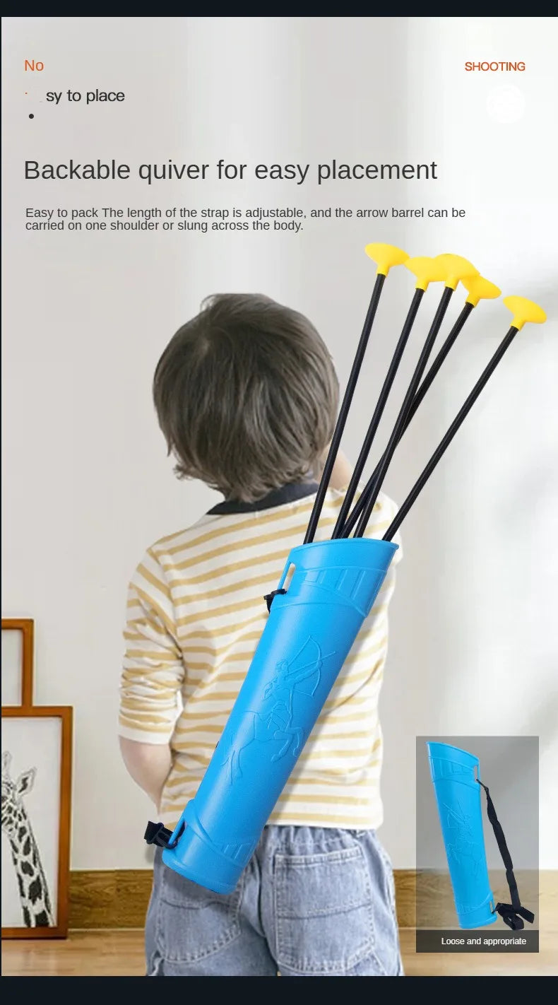 Kinder Pfeil und Bogen Set Outdoor Bogenschießen Spielzeug Set für Kinder im Alter von 4-8, 8-12 mit Saugnapfpfeilen Für Kinder und Erwachsene zum Stressabbau