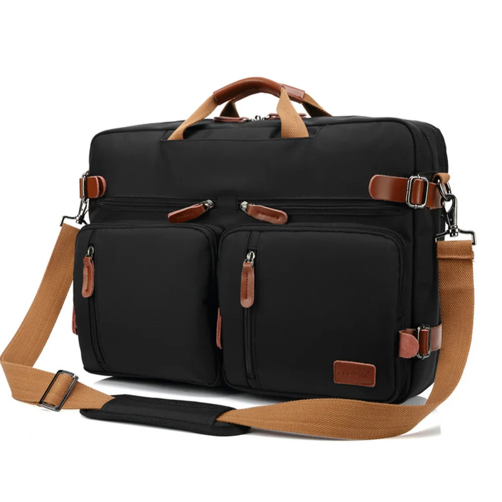 Handbag Business Briefcase Rucksack Convertible Backpack Laptop Bag 17 inch Notebook Bag Shoulder Messenger Laptop Case