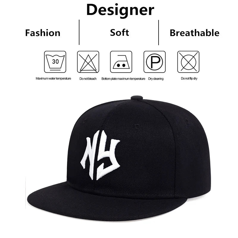 Unisex NG Buchstabenstickerei Hip-Hop Mützen Outdoor Verstellbare Freizeit Baseball Caps Sonnenhut