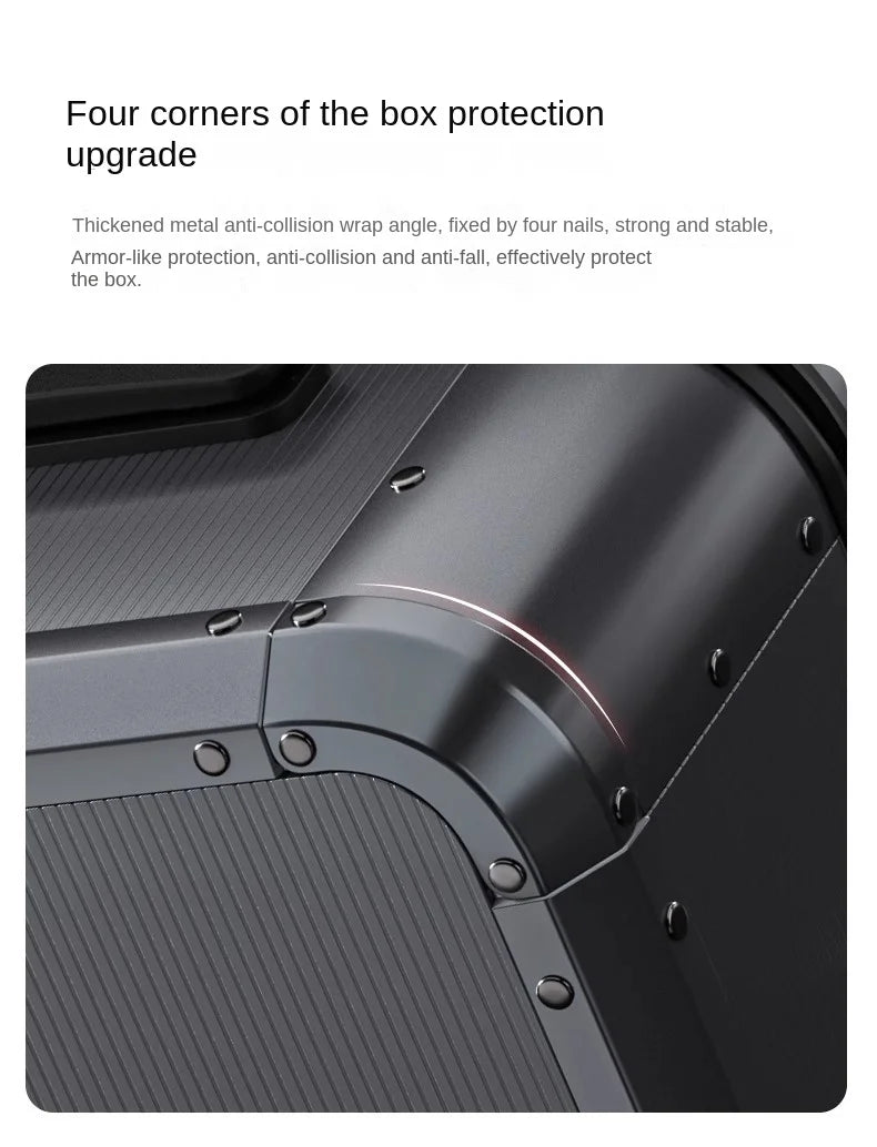 20/24 inch All aluminum-magnesium alloy Travel Suitcase Carry-On Luggage Trolley Case With Wheels Business Boarding Box