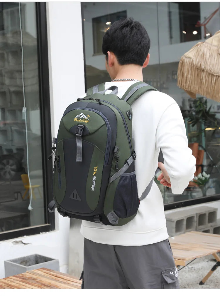 Sac à dos de sport de voyage unisexe 2026 grande capacité en nylon léger pour randonnée en plein air hommes et femmes sac d'école étudiant