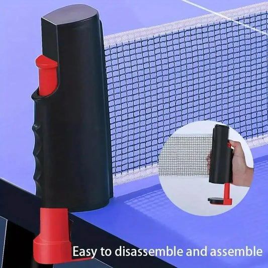 Universal Retractable Ping Pong Net Portable Table Tennis Table Tennis Trainer Ping Pong Net Training Net Rack Anywhere