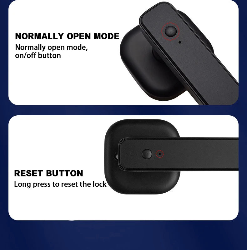 Serrure intelligente CDOK 2025 Nouvelle M6 Tuya Bluetooth, serrure de porte, serrure à empreinte digitale, serrure à mot de passe, méthodes de déverrouillage multiples