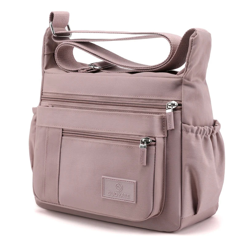 Modische Schulter-Umhängetasche für Damen, Kuriertasche, wasserdichtes Nylon, Damenhandtasche