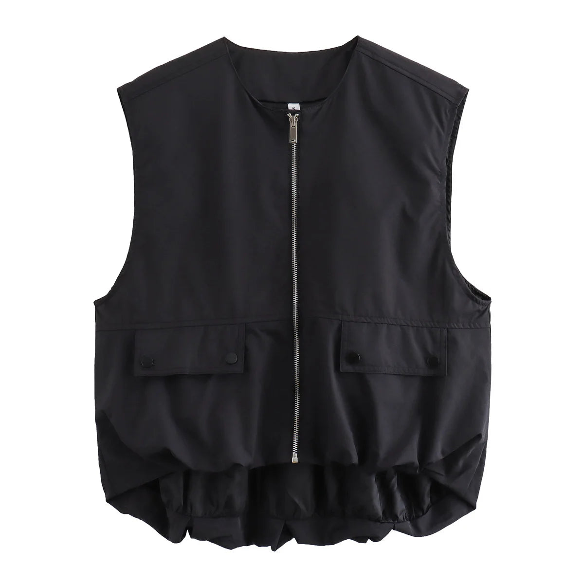 DUOPERI Damen Mode Lockere Ärmellose Weste O-Ausschnitt Weibliche Schicke Freizeit-Oberteile Tank-Top
