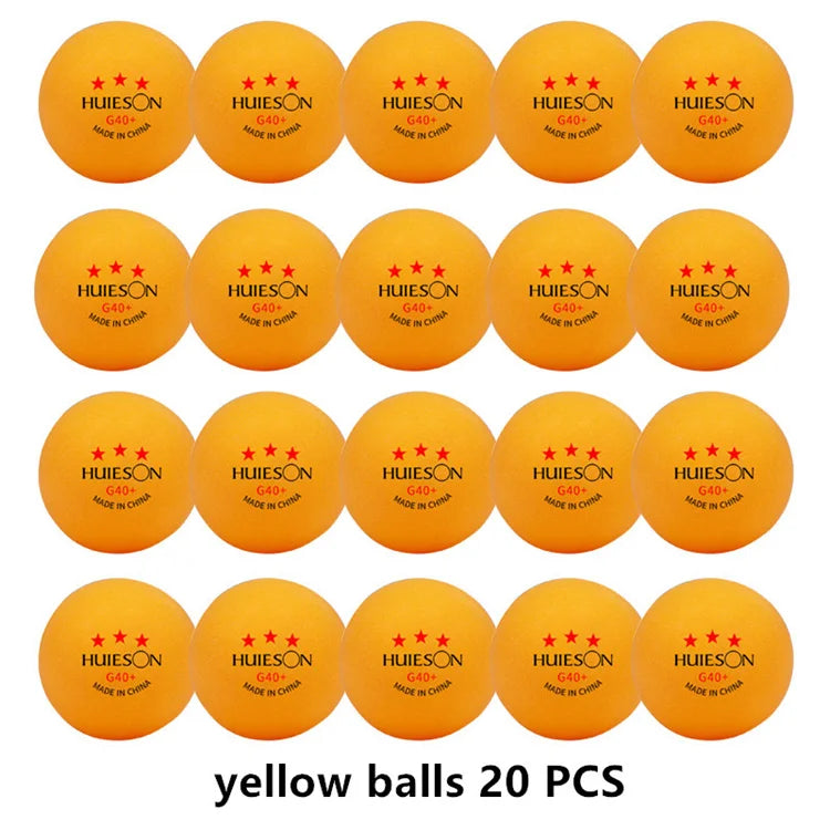 Neue Huieson 3-Sterne 20~100 STÜCK ABS 40+ Material Professionelle Tischtennisbälle TTF Tischtennis Ping-Pong-Bälle für Wettkämpfe