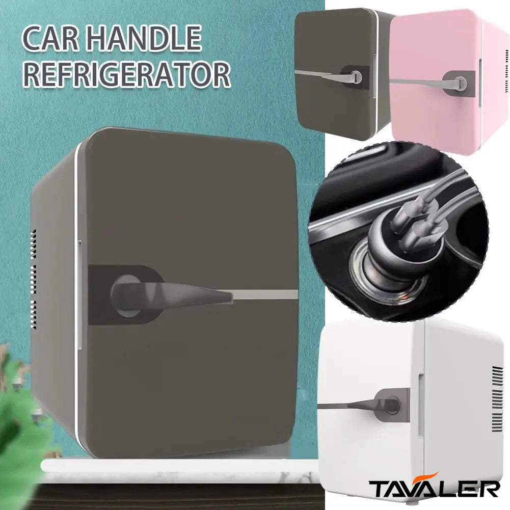 TAVALER 6L Tragbarer Kühlschrank Auto Halbleiter USB Kühl-/Heizfunktion Hautpflege Getränke Mehrzweck Auto/Heim Kühlschrank