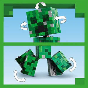 LEGO 21276 Minecraft: Herausforderer fürchtet Bausteine Spielzeug Set, kreatives Geschenk für Jungen und Mädchen zum Kindertag