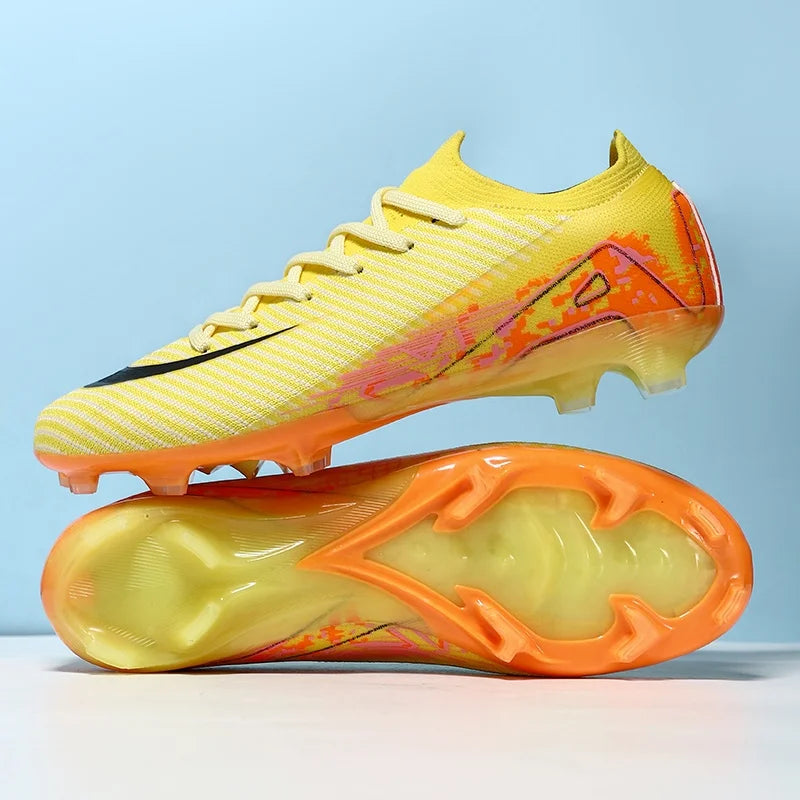 Nouvelles chaussures de football d'extérieur pour hommes Crampons de football Match Entraînement TF/FG Gazon Cheville Crampons longs Sport Haute qualité à succès