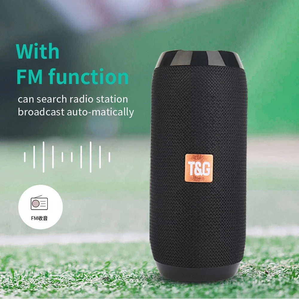 Kabelloser tragbarer Bluetooth Lautsprecher Caixa De Som Blutooth Musik Sound Box Für Radio FM Subwoofer Blootooth Audio Hand Free Baffe