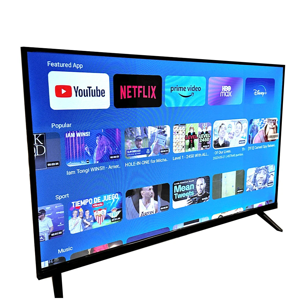 OEM 43/55/65/70 Zoll Android Smart TV - 4K UHD FHD Google TV für Hotelgewerbe, WiFi & HDMI