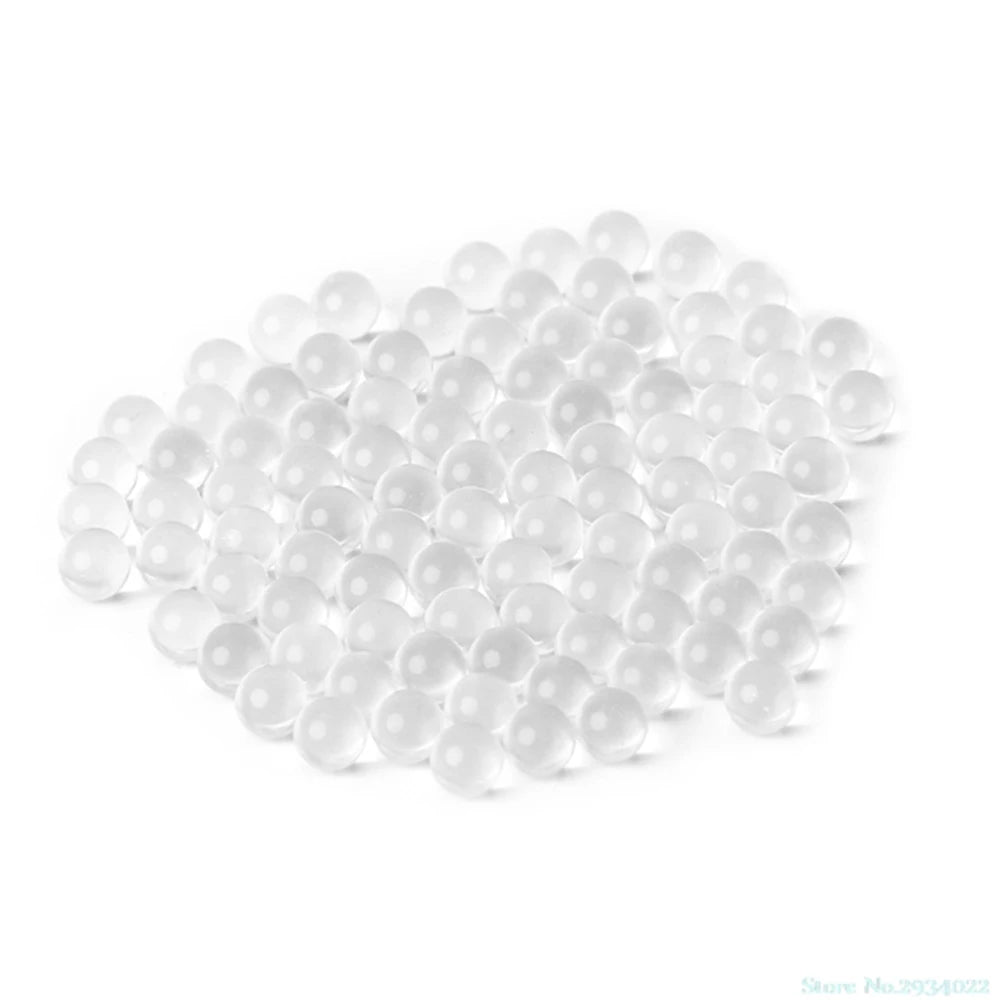Tank Bouncing Ball Round Marble Beads Solid Marble Machine Beads Glass Ball Clear Glass Marbles Transparent Ball Glass Marbles