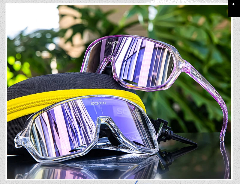SCVCN Lunettes de soleil photochromiques d'extérieur, lunettes de cyclisme pour hommes, lunettes de vélo pour femmes, VTT, vélo de route, lunettes de cyclisme UV400