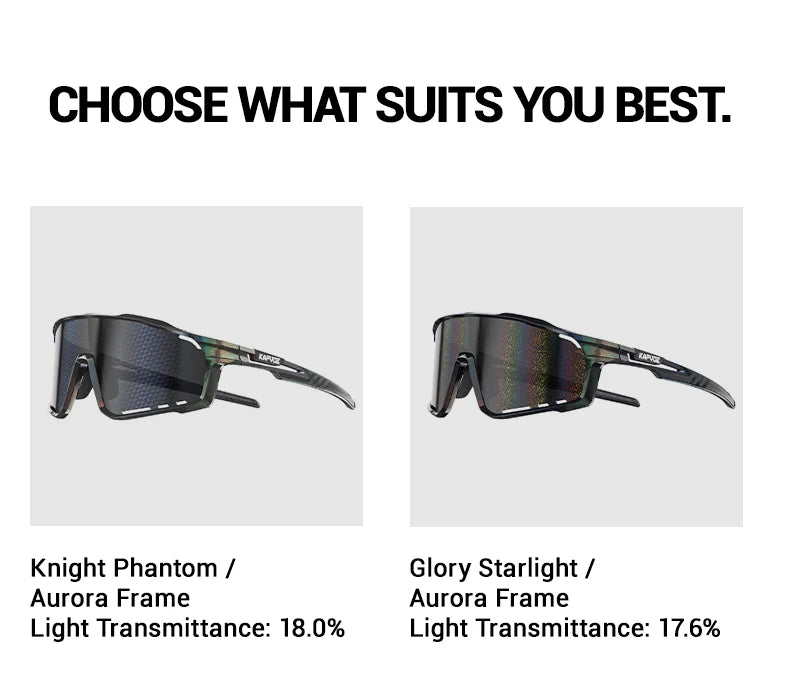 KAPVOE Nouvelle Technologie Nano Lentilles Lunettes de Cyclisme Lunettes de Soleil Sportives de Plein Air Vélo Hommes Femmes VTT Bicyclette UV400 Lunettes