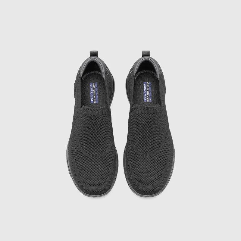 Chaussures Skechers pour Homme Série GO WALK Chaussures de Marche Décontractées à Enfiler Respirantes Légères Faciles à Enfiler et à Retirer Mocassins Nouveaux pour Homme