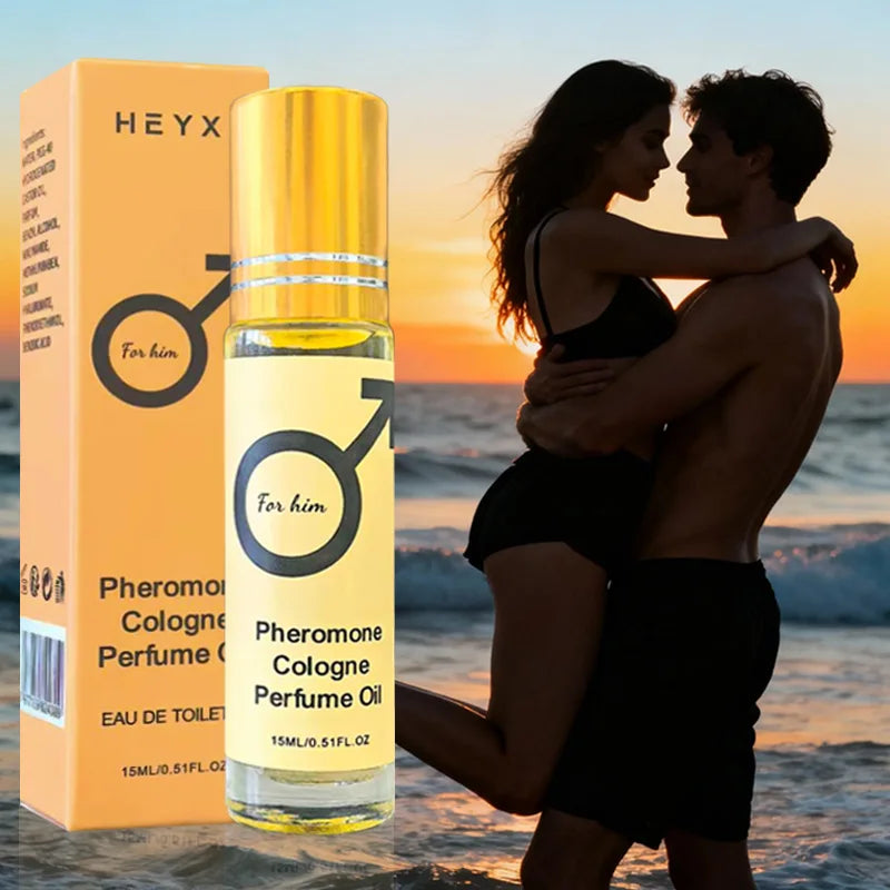 Pheromon-Kölnischwasser-Parfümöl, langanhaltender Duft für Männer und Frauen, tragbar für unterwegs, Parfüm für romantische Atmosphäre
