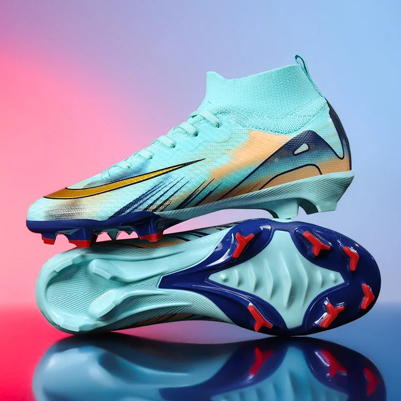 Neue Herren-Fußballschuhe Trainingsschuhe FG Ultraleichte Fußballschuhe Outdoor Drop Shipping Fußballschuhe Rutschfeste lange Stollen