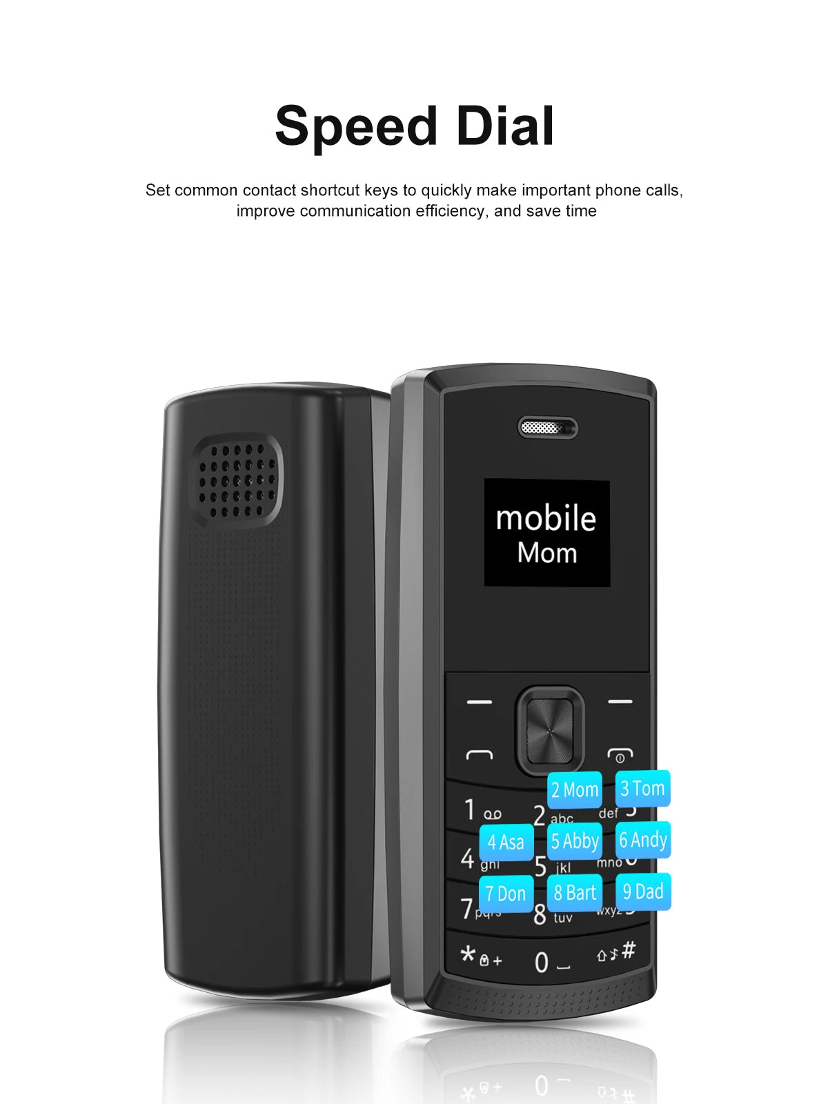 SERVO BM01 Mini Handy Magische Stimme Kurzwahl Bluetooth-Einwahl Anrufaufnahme 2 SIM Standby 2G GSM Kleines Ersatzhandy