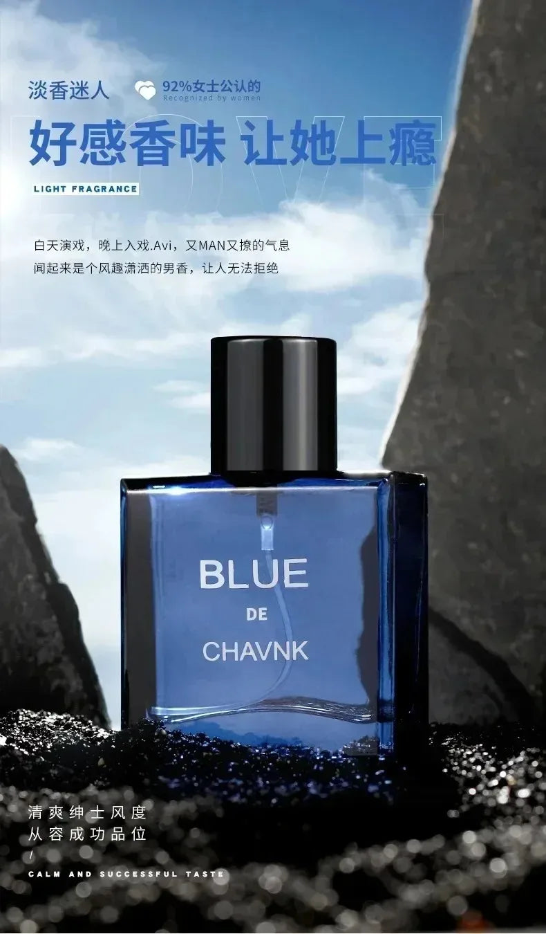 50 ml-100 ml Herrenparfüm Klassisches blaues Parfüm blaues Parfüm Körperspray Dates Partys Treffen Herren ziehen Frauen an Parfüms