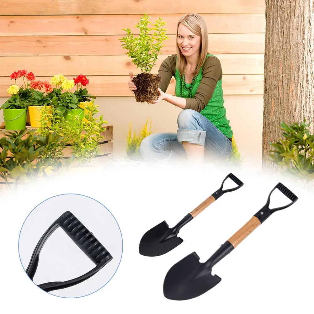 Pelle à bêcher 36/50.5cm, bêche en acier au manganèse, petite pelle pour enfants, pelle de jardin étanche et antirouille pour plage, camping, extérieur