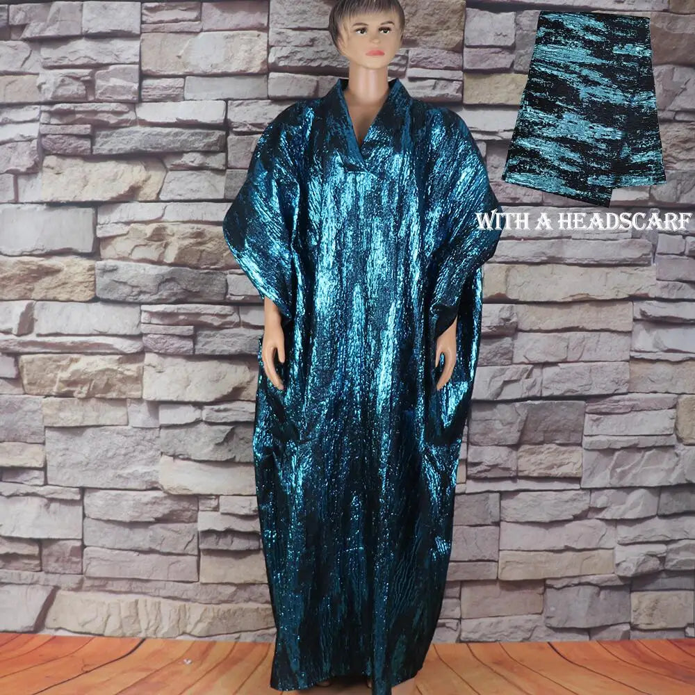 Empfehlen Sie luxuriöse, elegante Damenkleider aus Jacquardstoff, afrikanische Frauen Boubou, gehäkelter Umhang, afrikanische Kleidung