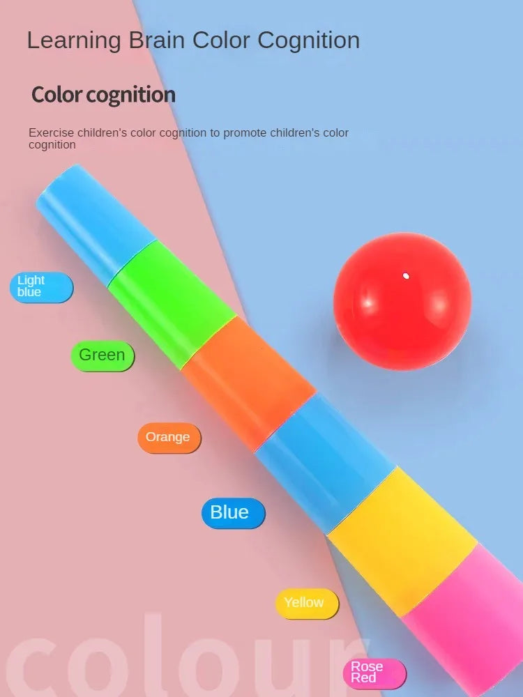 Jouet de lancer d'anneaux pour enfants, empilable, amusant, intérieur, extérieur, jeu interactif parent-enfant, couches de cercles, cadeau d'éveil.