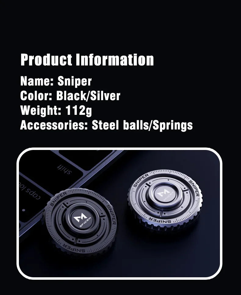 3in1 EDC Metal Pushing Card Hand Spinner Coin Adults Creative Anti-stress Fidget Toys 2024 New Stress Reliever Fidget Spinner