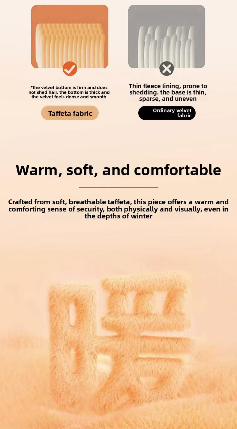 Jacquard Winter Dick Warme Korallen Plüsch Matratzenauflage Hohe Elastizität Rutschfest Atmungsaktiv Geeignet Schlafzimmer Weiches Bettlaken