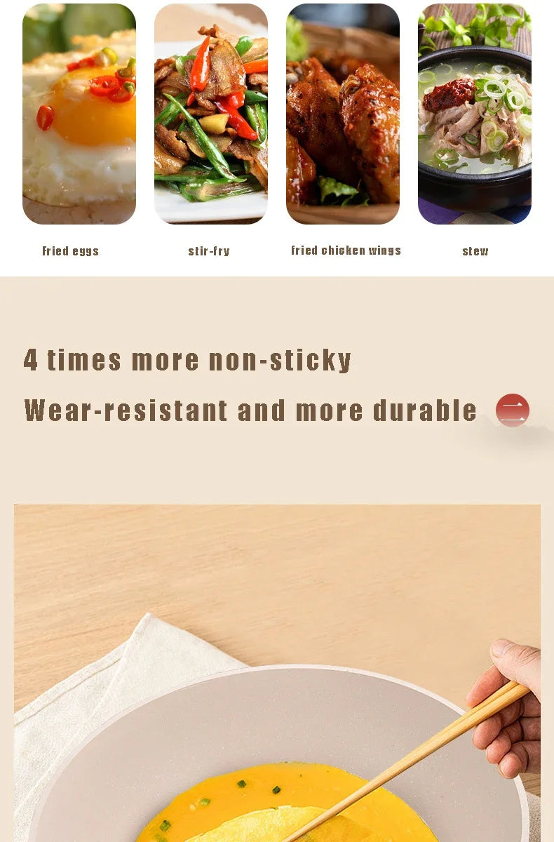 Batterie de cuisine spéciale pour poêles antiadhésives : casseroles, poêles à frire, woks, poêles à steak, crêpières, induction, gaz.