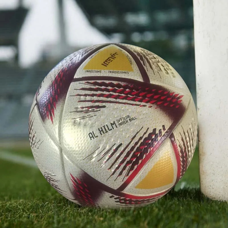 Ballons de Football de Haute Qualité Taille Officielle 5 Matériau PU Sans Couture But Équipe Match en Extérieur Jeu Entraînement Ballon De Foot