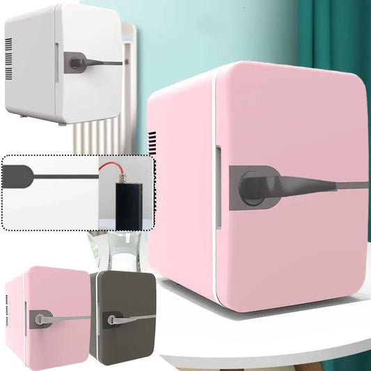 TAVALER 6L Tragbarer Kühlschrank Auto Halbleiter USB Kühl-/Heizfunktion Hautpflege Getränke Mehrzweck Auto/Heim Kühlschrank