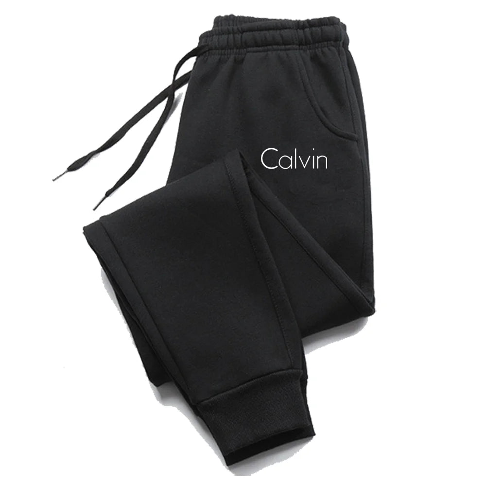 Lässige Bedruckte Sport-Laufhose Herren Damen Herbst Kordelzug Lange Hose Fitness Unifarben Sweatpants Unisex Gymwear