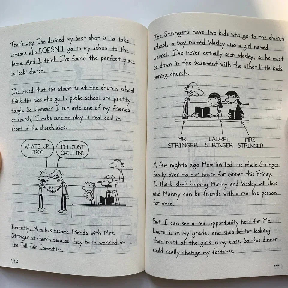 Komplettes Set 16 Bücher Gregs Tagebuch Englisches Buch Gregs Tagebuch Box Kinder Belletristik Bücher