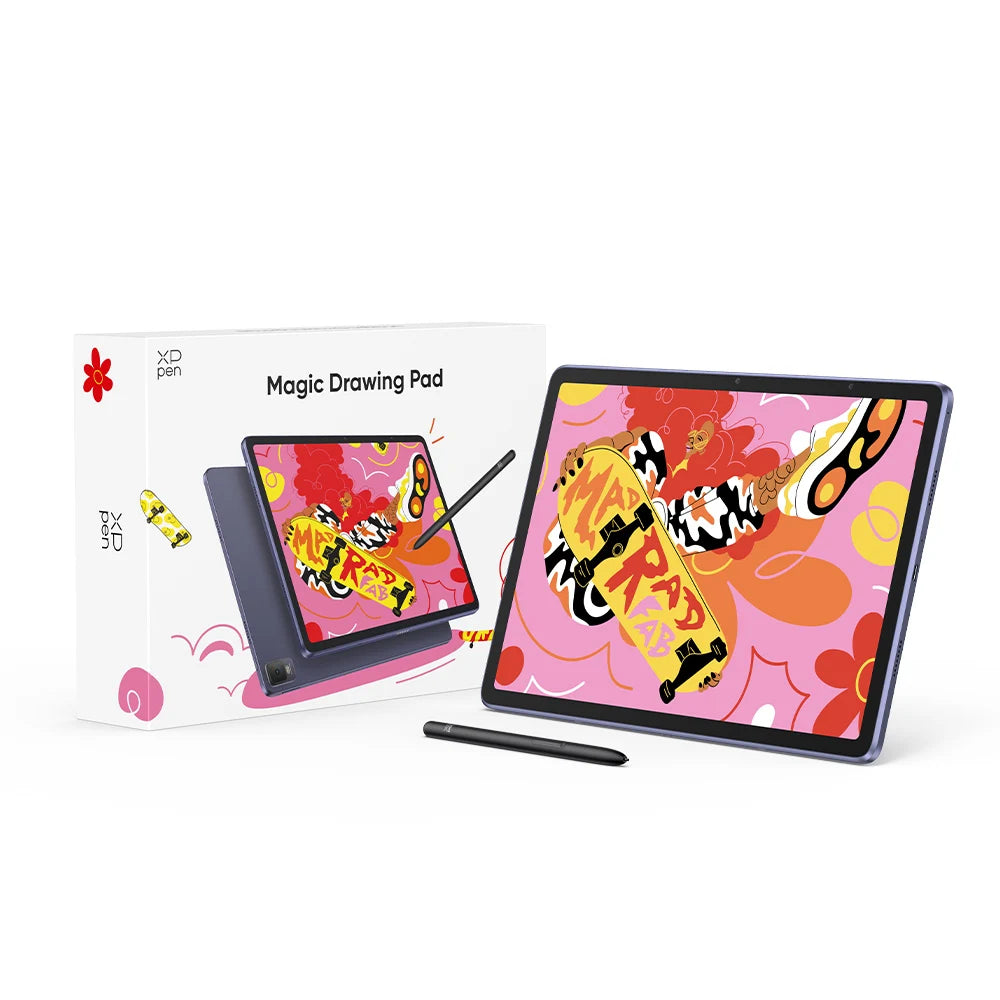 XPPen Magic Drawing Pad 12,2 Zoll Tablet Android 8GB/256GB 8000mAh mit X3 Pro Slim Stylus 16K Druckstufen Zeichentablett